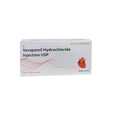 Verapamil Hydrochloride 5mg - Jindal Medical Store