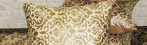 Buy ZIKRAK EXIM Polyester Golden Printed Small Size Cushion Cover Set ...