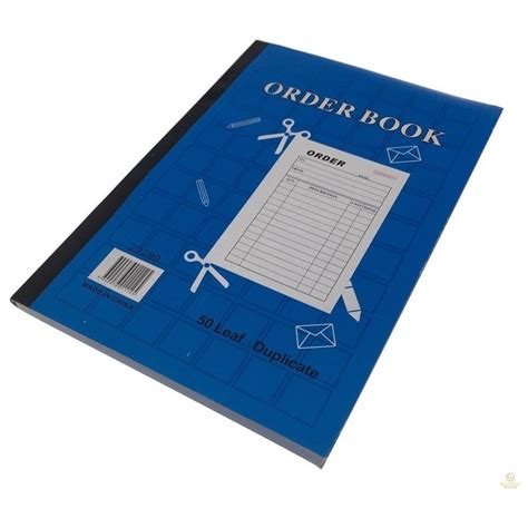 ORDER BOOK 50 Page Duplicate Restaurant Docket Carbonless Take Away | BIG W