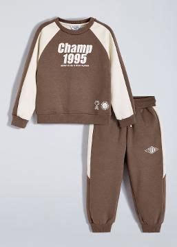 Shop Online 2-Pc Text Jogger Set at ₹786