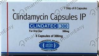 Clindatec 300 MG Capsule (8): Uses, Side Effects, Price & Dosage ...