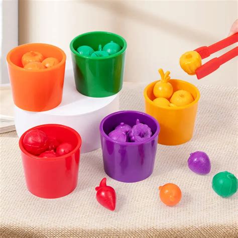 Open Ended Fruit Sorting Cups | Buy Online at Toycra