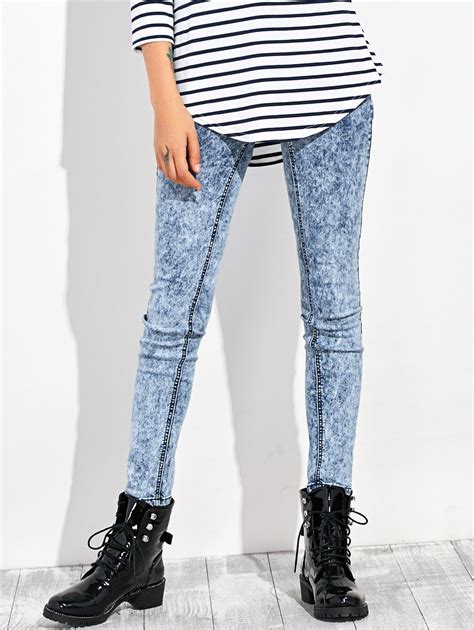 Womens Grey Acid Wash Jeans at Xavier Kirkby blog