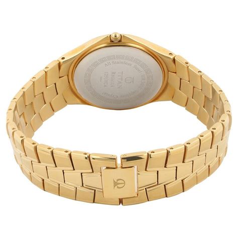 Buy Online Titan Analog Yellow Dial Stainless Steel Strap watch for Men ...