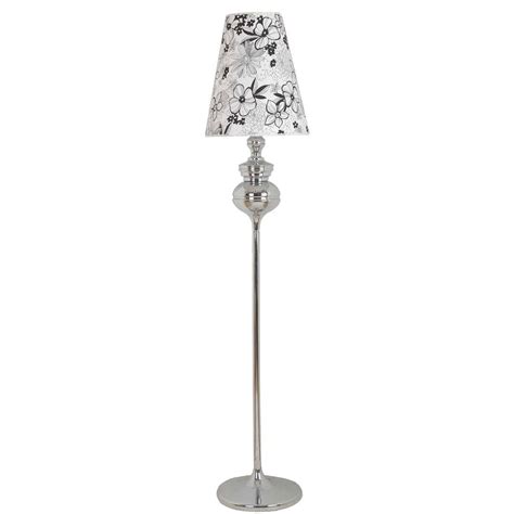 BELLA - Chrome Floor Lamp CLEARANCE - V&M Imports