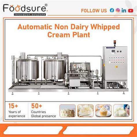 Non Dairy Whipped Cream machine