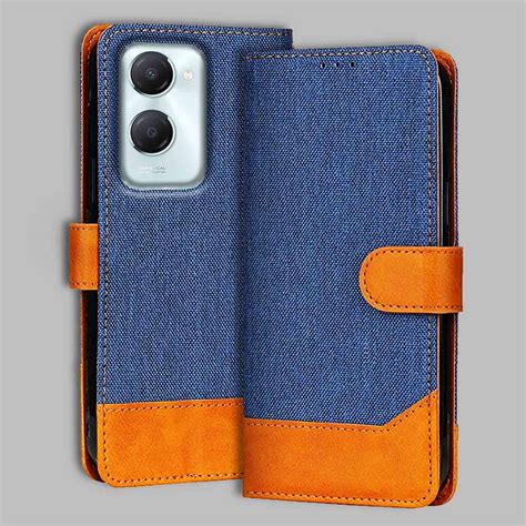 iQOO Z9 Lite 5G Dual-Tone (Blue) Dual-Tone Flip Cover - Stylish ...