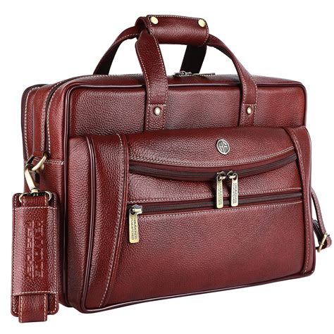 HAMMONDS FLYCATCHER Genuine Leather Laptop Bag for Men/Office Bag for ...