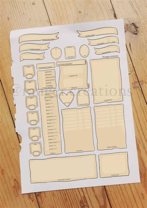 Image result for Character Layout Sheet