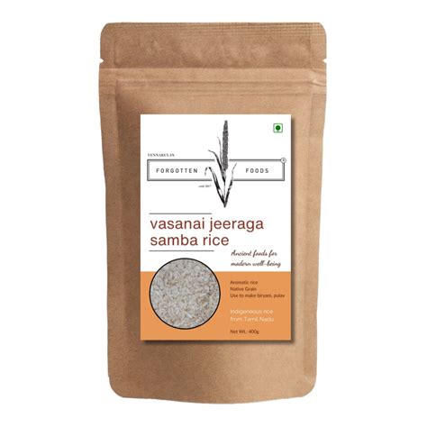 Vasanai Jeeraga Samba Rice - The Aromatic Treasure from Tamil Nadu - 4 ...