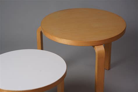 Alvar Aalto Nesting Tables Model 90C and 90D, Artek, Late 20th Century ...