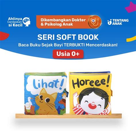 Promo Tentang Anak - Bundle 2 Soft Book Horeee! & Lihat! l Buku Tummy ...
