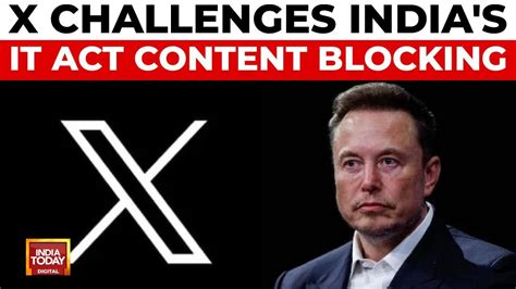 Elon Musk's X sues Centre for using IT Act to block content
