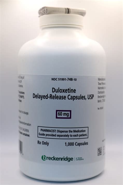 Duloxetine Delayed-release Capsules – Breckenridge
