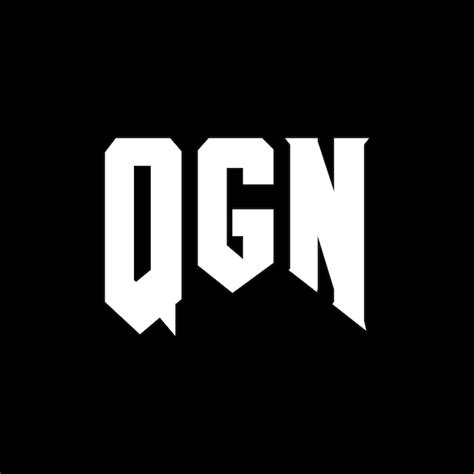 Le logo de QGN est une combinaison de couleurs en noir et blanc, le ...