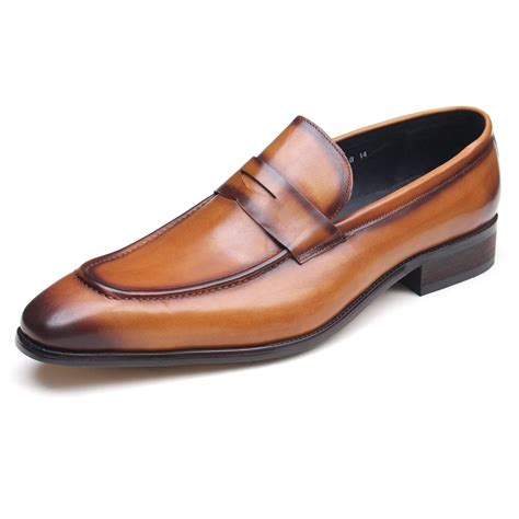 Mens Handmade Dress Shoes Oxford Formal Leather Shoes For Men ...