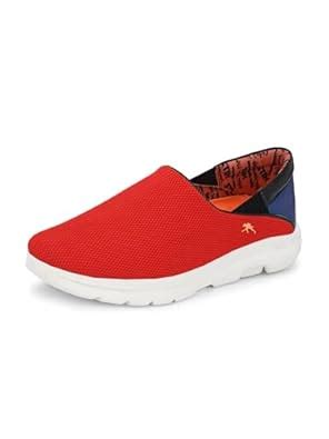 Buy HITZ Men's Red Slip On Running Shoes - 6 at Amazon.in