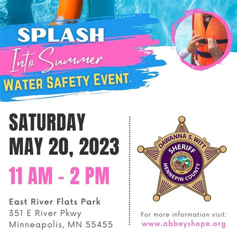 Hennepin Sheriff on Twitter: "Join us for the second annual Splash Into ...