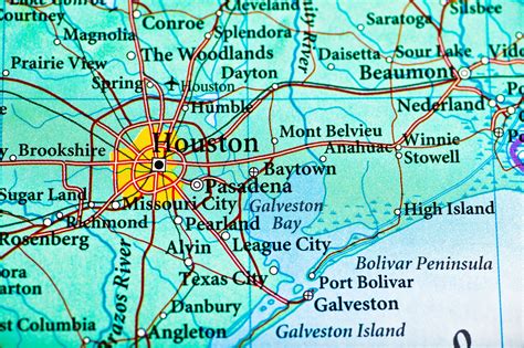 Houston Tx Map Of Towns