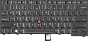Evosyne Replacement Laptop Keyboard for Lenovo Thinkpad E450 E455 E450C ...
