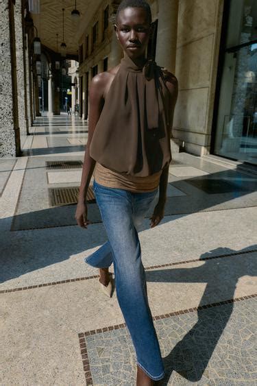 Women's Halter Neck Tops | ZARA India