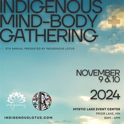 2024 Indigenous Mind-Body Gathering, Mystic Lake Casino Hotel ...