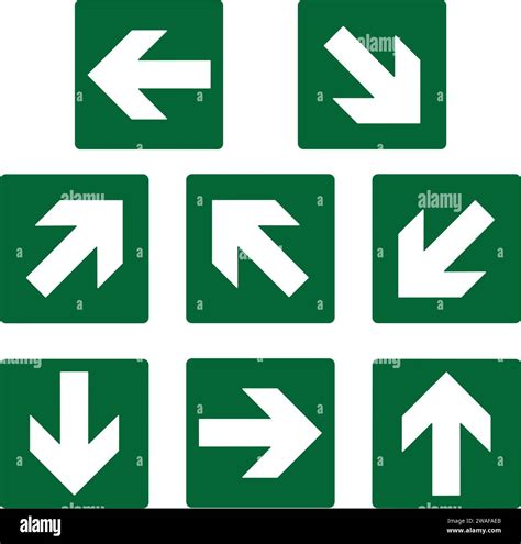 Emergency Exit Sign Arrow Up Or Down at Jo Ellzey blog