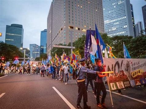 Protest organised outside Chinese Embassy in Japan on Uyghur human ...