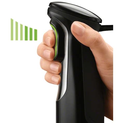 Braun 2-Speed Black Immersion Blender 400-Watt with Accessory Jar in ...