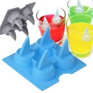 Buy RIANZ Cool Shark Fin Shark Drink Ice Tray Silicone Ice Cube Mould ...