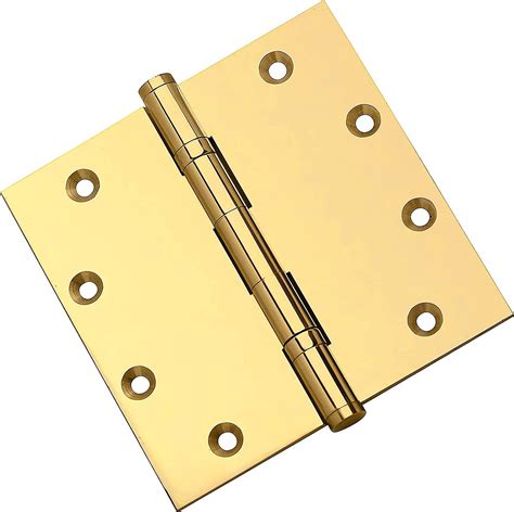 Buy Embassy Door Hinge Solid Brass – 5 x 5 Inch, Heavy Duty, Polished ...