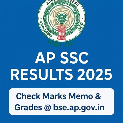 AP SSC 10th Results 2025 - Check Marks Memo @bse.ap.gov.in - Jobs ...
