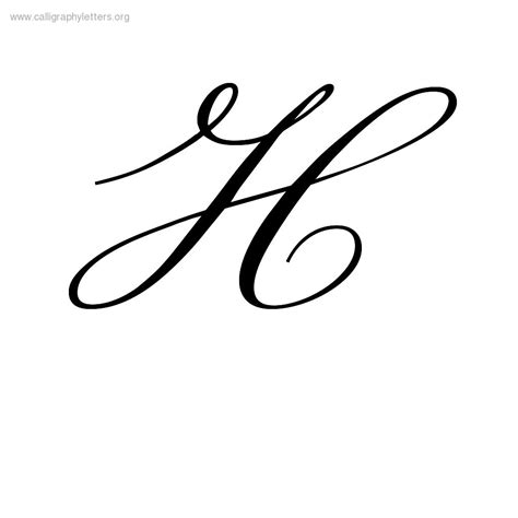 Fancy Cursive H