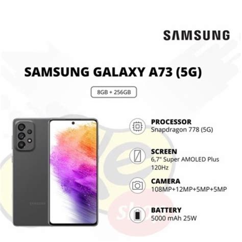 Jual HP SAMSUNG GALAXY A73 5G 8/256 GB - RAM 8GB ROM 256GB GARANSI ...