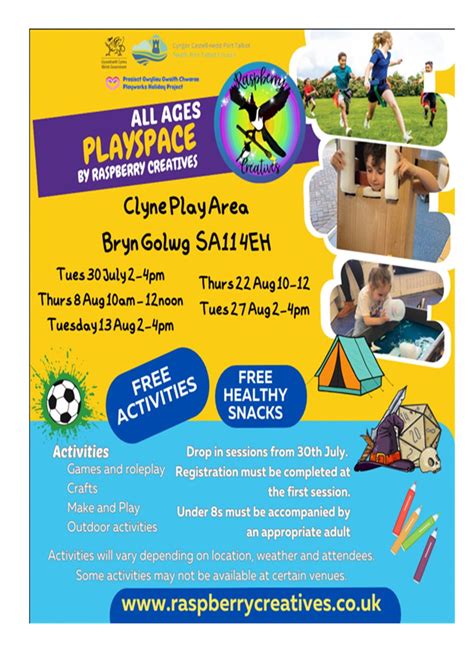 FREE All ages play space - open access play sessions - Clyne Park ...