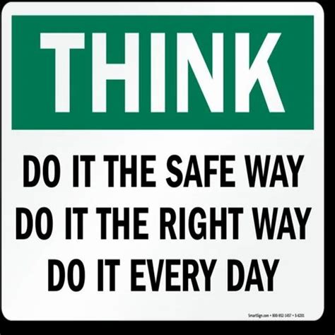 OSHA Safety Signs - Acrylic OSHA-6 Be Careful Sign Manufacturer from Mumbai