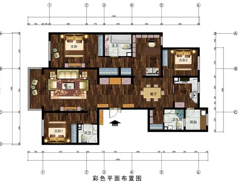 美式风格四室两厅180平米房子装修效果图-中信城-业之峰装饰北京分公司