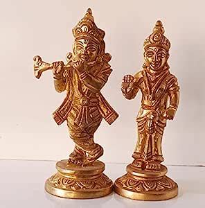 Buy Radha Krishna Pair Kishan Krishna Murti Idol Statue Sculpture ...