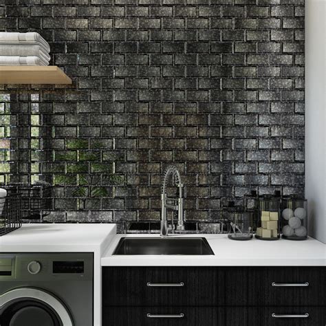 Lavaliere - Black Antique Mirror