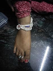 CHARMS Silver Plated Anklets For Women & Girls : Amazon.in: Fashion