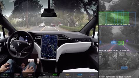 特斯拉发布Model X在美无人驾驶路试视频_汽车_环球网