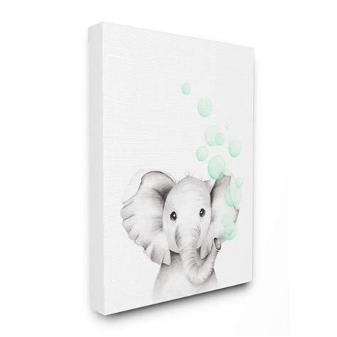 24 in. x 30 in. Cute Cartoon Baby Elephant Zoo India | Ubuy