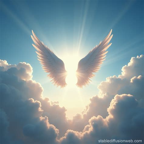 Angels Preparing Dough in the Sky | Stable Diffusion Online