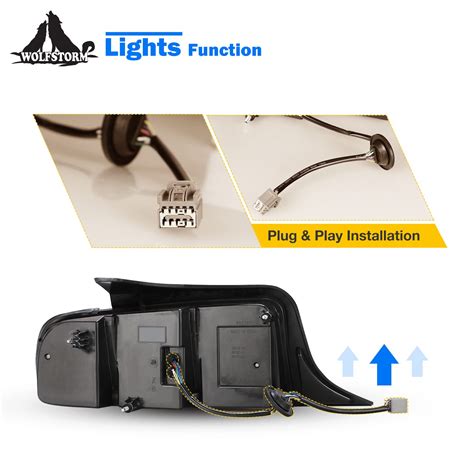 Buy WOLFSORM LED Tail Light for 2010 2012 2013 2014 Ford Mustang with ...
