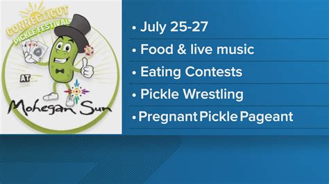Connecticut Pickle Festival returning, happening at Mohegan Sun | fox61.com