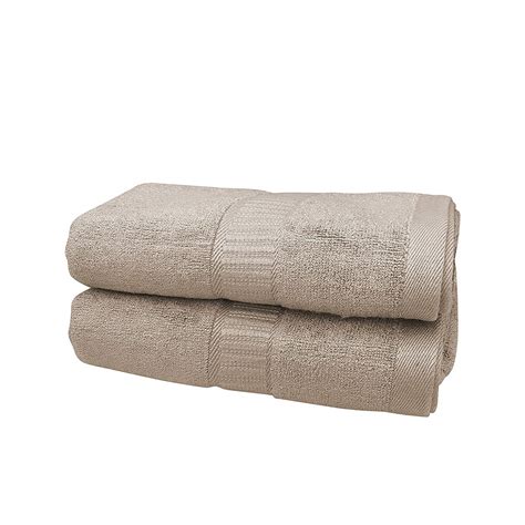 SERISIMPLE Gym Spa Bamboo Fiber Bar Antibacterial Hand Towels, 2-Pack ...