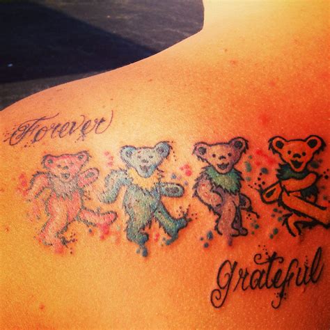 Grateful Dead Bears Tattoo
