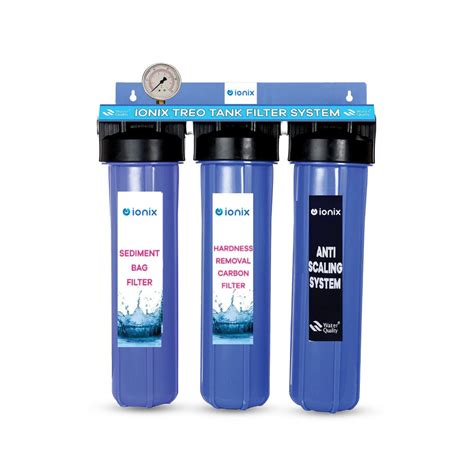 Ionix Treo Tank Filter: Triple-Filtration System for Whole-House Water ...