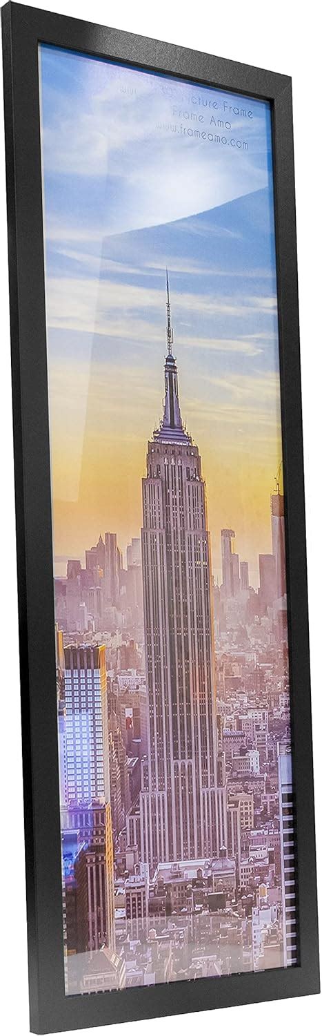 Buy Frame Amo Black 10x30 Picture or Poster Frame, 1 inch Wide Border ...