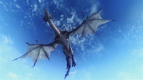 Download wallpaper 1920x1080 dragon, sky, flying, 3d hd background